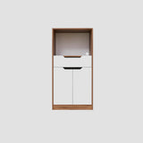 Crockery Unit In Noce Lyon & White Finish