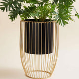 Metal Floor Planters and Pot