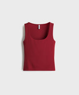 Sleeveless vest top