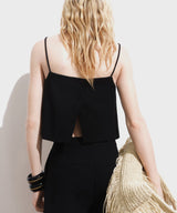 Straight mid-rise shorts
