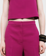 Straight mid-rise shorts