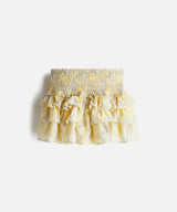 Chiffon mini skirt