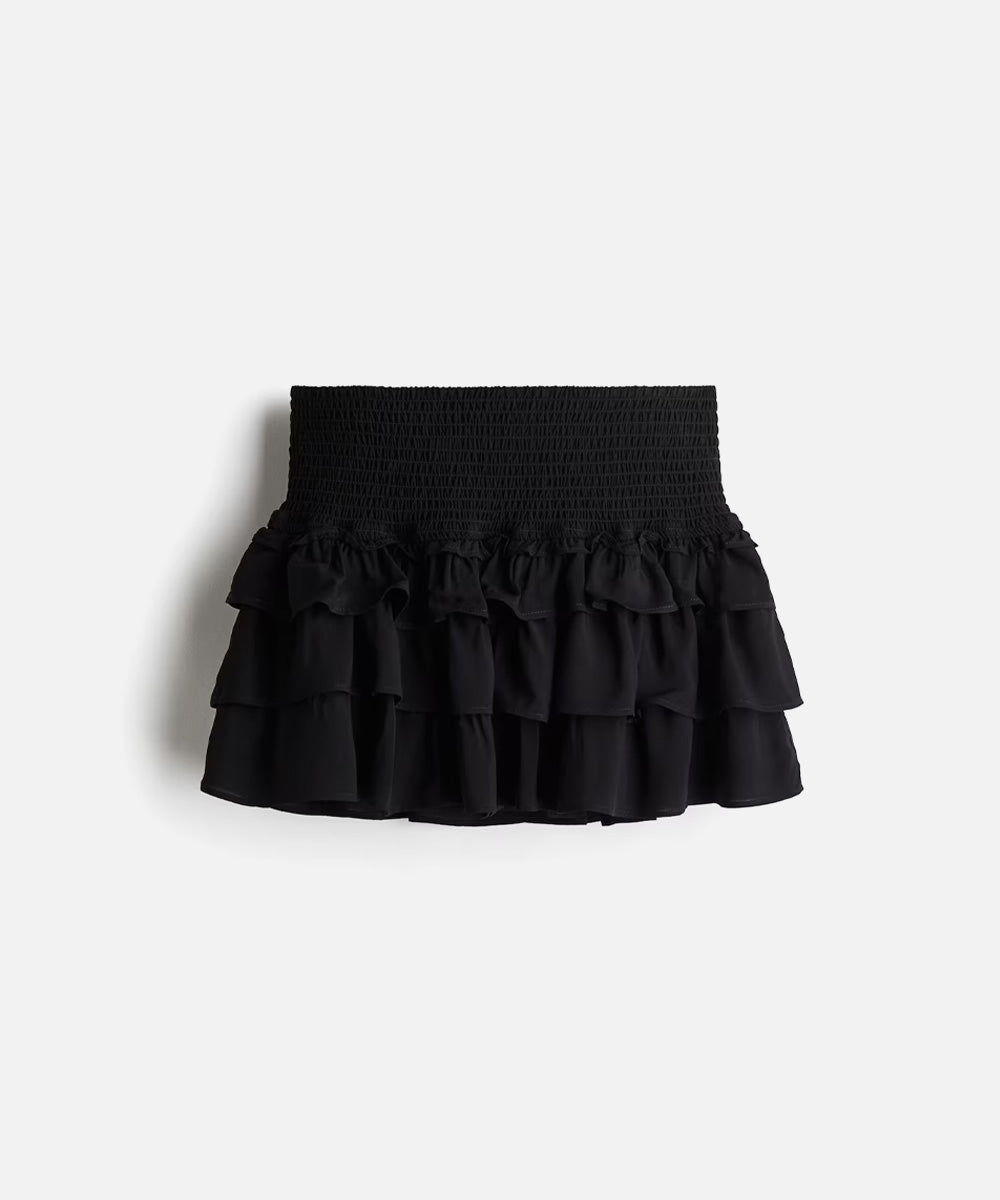 Chiffon mini skirt