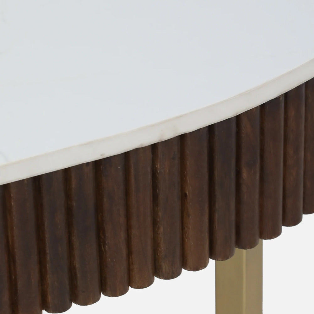 Salontafel met marmeren blad