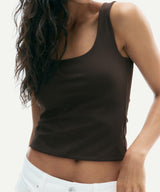 Sleeveless vest top
