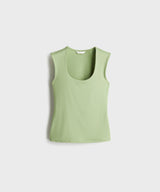 Sleeveless vest top